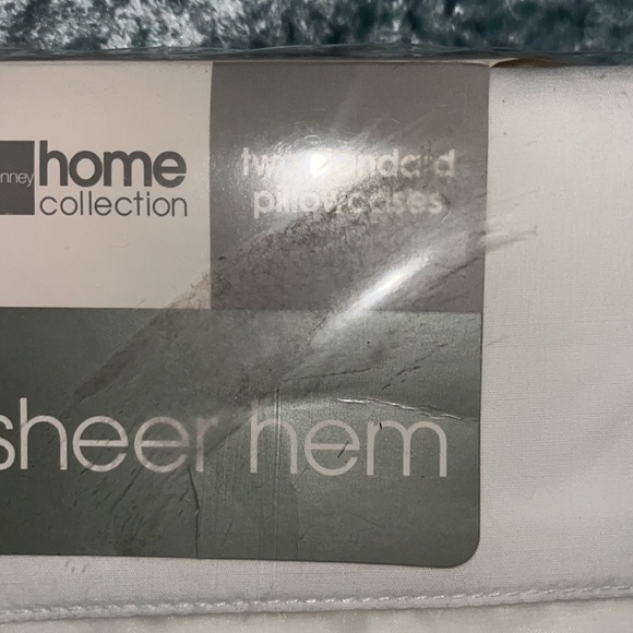 jcpenney Bedding Nwt Sheer Hem Pillow Cases Poshmark